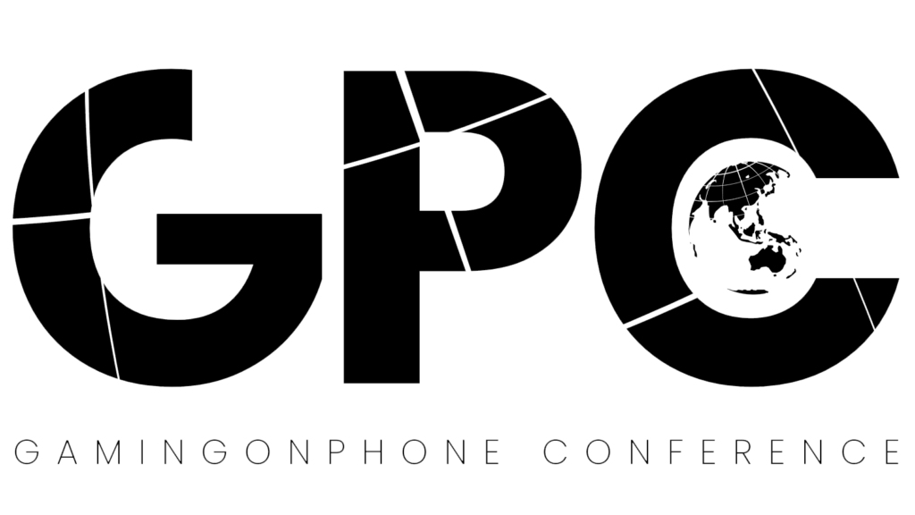 GPC logo, GamingonPhone Conference logo black, gpc black logo