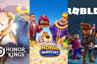 Honor of Kings, Royal Match, and Roblox