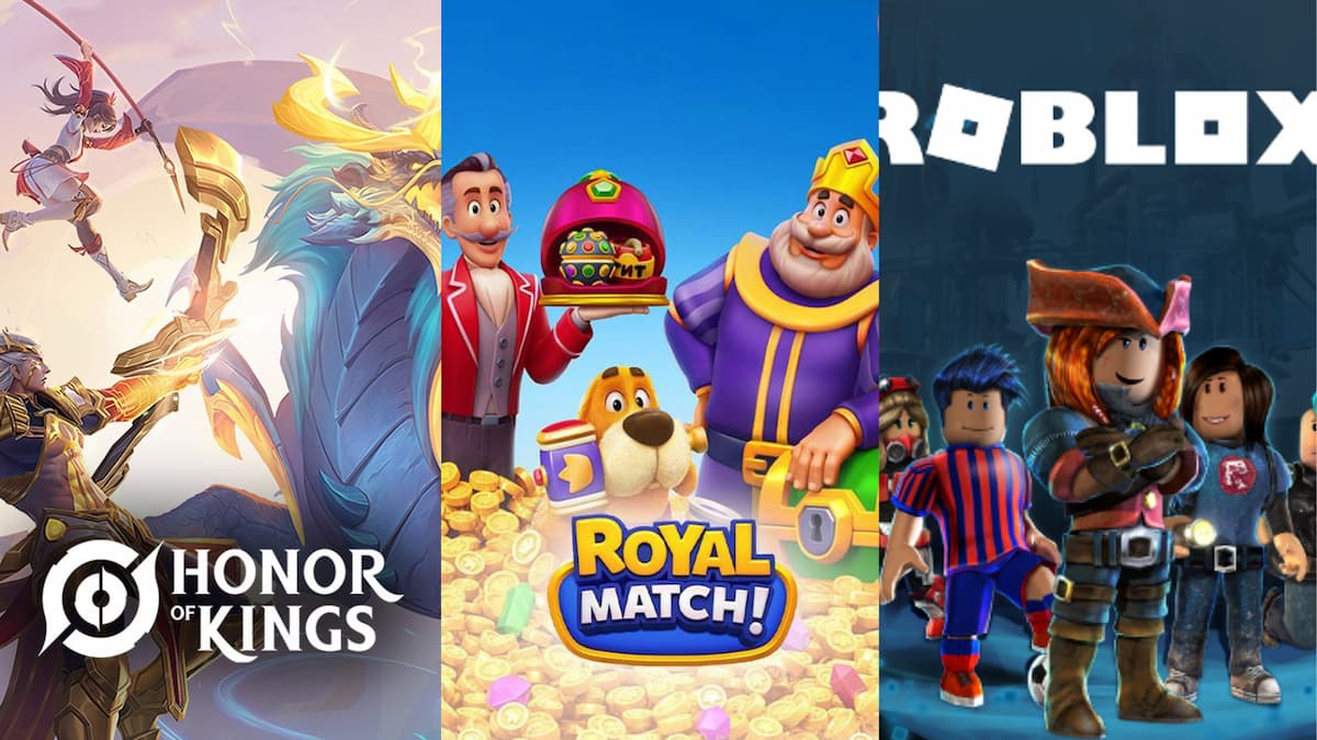 Honor of Kings, Royal Match, and Roblox